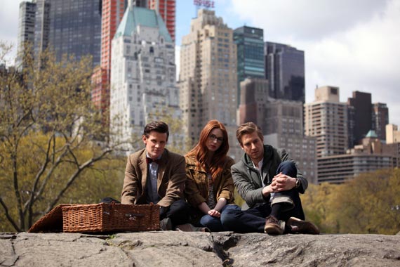 Matt Smith, Karen Gillian et Arthur Darvill prennent la pose à New-York