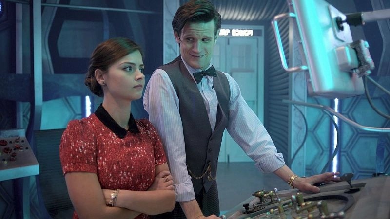Le Docteur et Clara- Journey to the Centre of the TARDIS