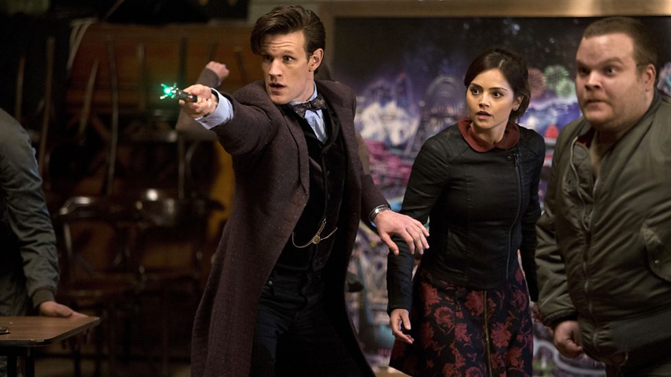 Le Docteur et Clara-Nightmare in Silver