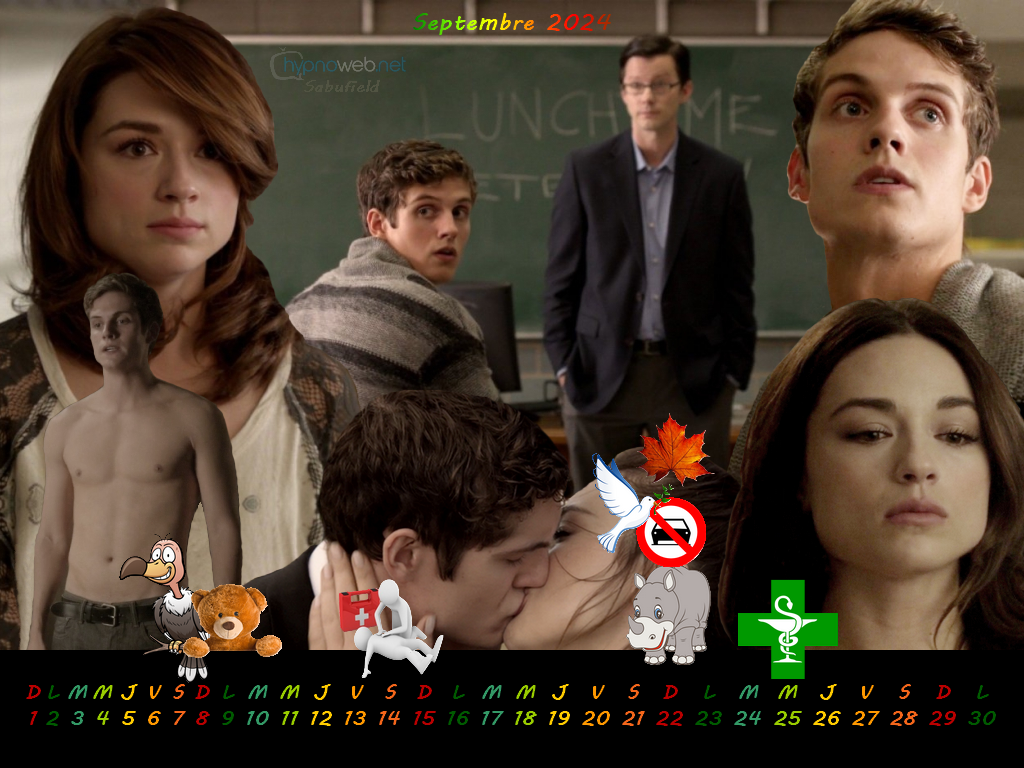 Wallpaper-calendrier TEEN WOLF 2024-09 rentr�e Allison/Isaac