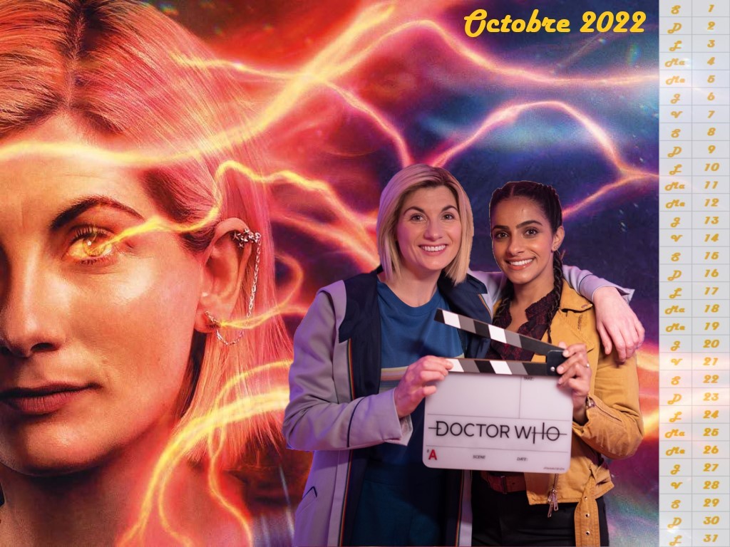 Doctor Who : Calendrier Octobre 2022 (Clap de fin The Power of the Doctor))