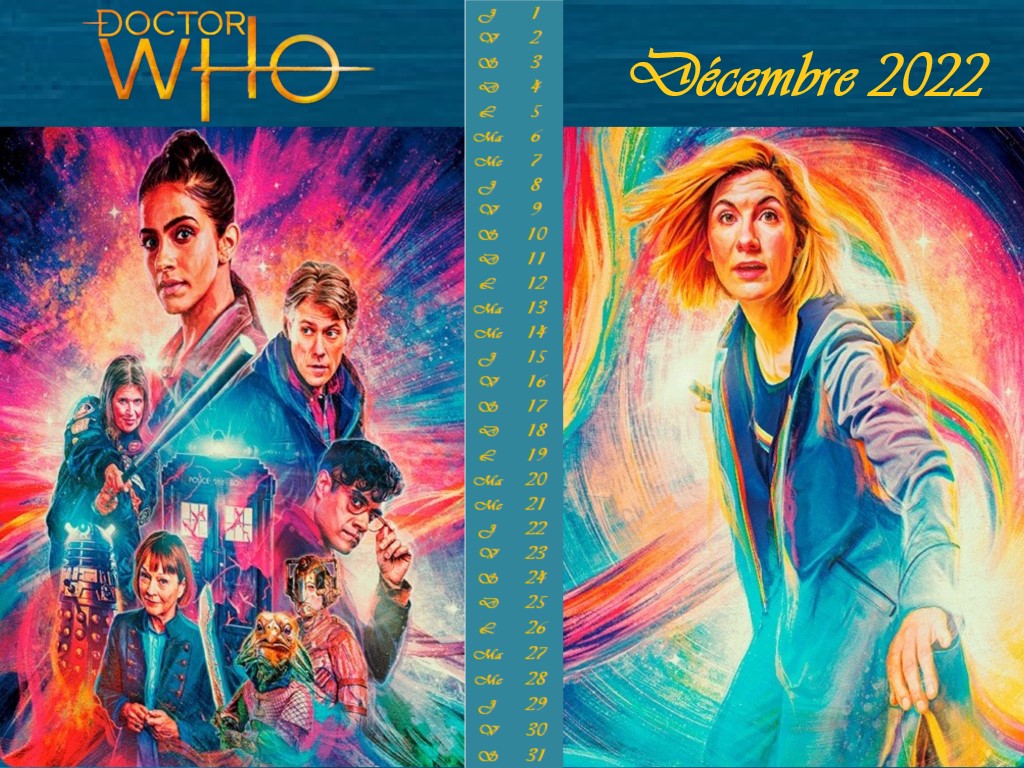 Doctor Who : Calendrier Décembre 2022 (Steelbook Spéciaux 13ème Docteur))