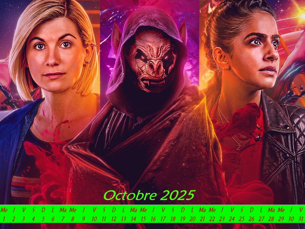 Calendrier Octobre 2025 : La 13ème Docteur et Yaz affrontent un vampire en audio